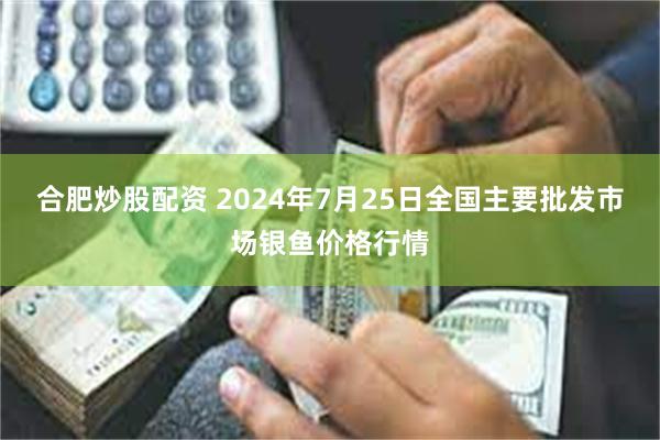 合肥炒股配资 2024年7月25日全国主要批发市场银鱼价格行情