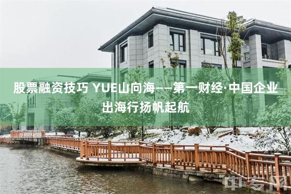 股票融资技巧 YUE山向海——第一财经·中国企业出海行扬帆起航