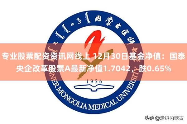 专业股票配资资讯网线上 12月30日基金净值：国泰央企改革股票A最新净值1.7042，跌0.65%